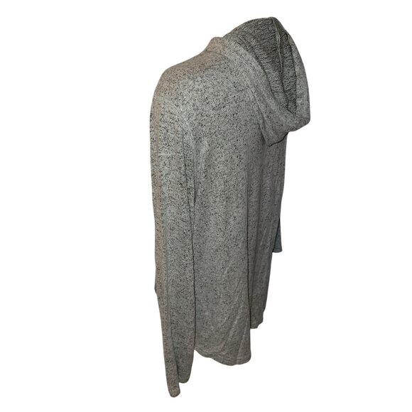 Cathy Daniels Gray Hooded Cardigan Sweater - Picture 3 of 6